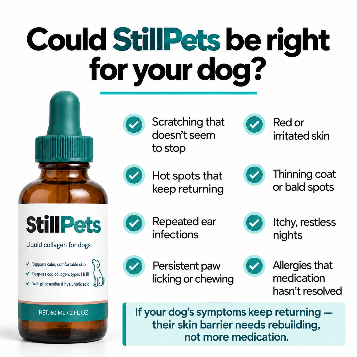 dog Collagen liquid drops